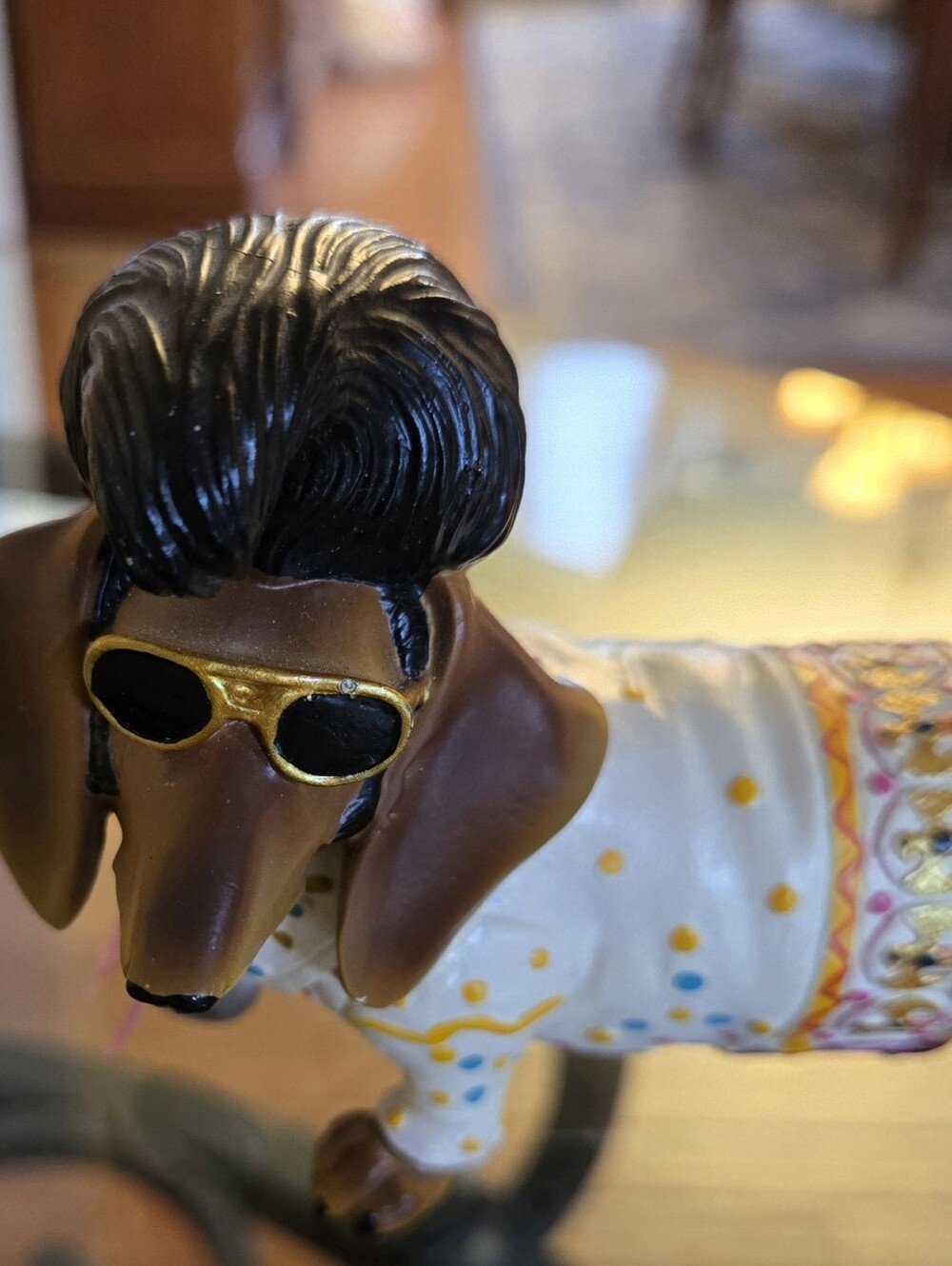 Westland Hot Diggity "The King Weiner" Dachshund Dog Figurine Elvis NEW w Tags